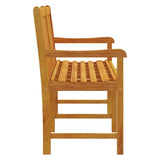 Garden Bench 150 cm Solid Acacia Wood - Top-Down View