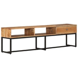 TV Cabinet 160x30x45 cm Solid Wood Acacia - Top-Down View