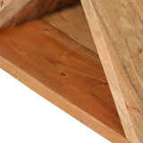 Side Table 35x35x55 cm Solid Wood Acacia - Rear View