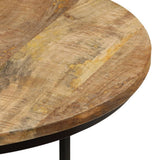 Nesting Tables 2 pcs Solid Wood Mango - 45-Degree Angle