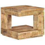 Coffee Table 45x45x40 cm Solid Wood Mango - Extra Image