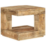 Coffee Table 45x45x40 cm Solid Wood Mango - Extra Image