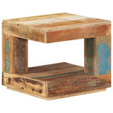 Coffee Table 45x45x40 cm Solid Wood Reclaimed - Low Angle