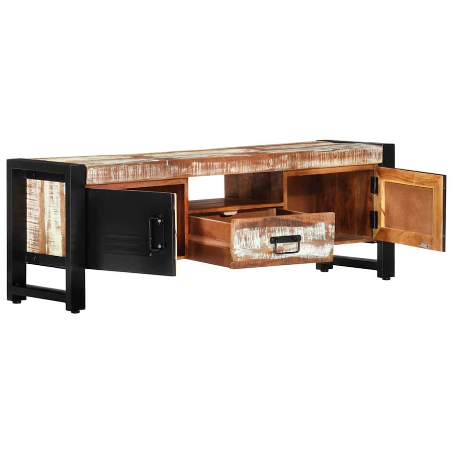 TV Cabinet 120x30x40 cm Solid Wood Reclaimed