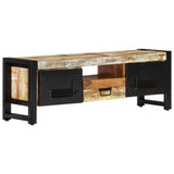 TV Cabinet 120x30x40 cm Solid Wood Reclaimed - Extra Image
