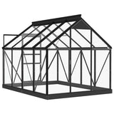 Glass Greenhouse Anthracite 155x200,5x191 cm Aluminium