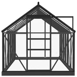 Glass Greenhouse Anthracite 155x298x191 cm Aluminium