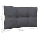2-Seater Garden Sofa with Cushions White Solid Pinewood - Extra Image