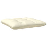 3 Piece Garden Lounge Set with Cream Cushions Solid Pinewood - Close-Up Angle