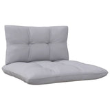 3 Piece Garden Lounge Set with Grey Cushions Solid Pinewood - Extra Image