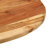 Side Table 60x(42-62) cm Solid Wood Acacia and Cast Iron - Extra Image