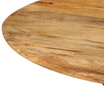 Dining Table ?110x78 cm Solid Wood Mango and Steel