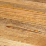 Dining Table ?110x78 cm Solid Wood Mango and Steel