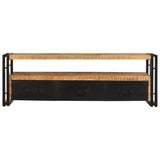 TV Cabinet 120x30x40 cm Solid Wood Mango - Front View