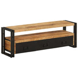 TV Cabinet 120x30x40 cm Solid Wood Mango - Extra Image
