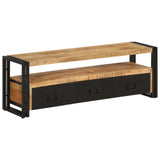 TV Cabinet 120x30x40 cm Solid Wood Mango - Extra Image