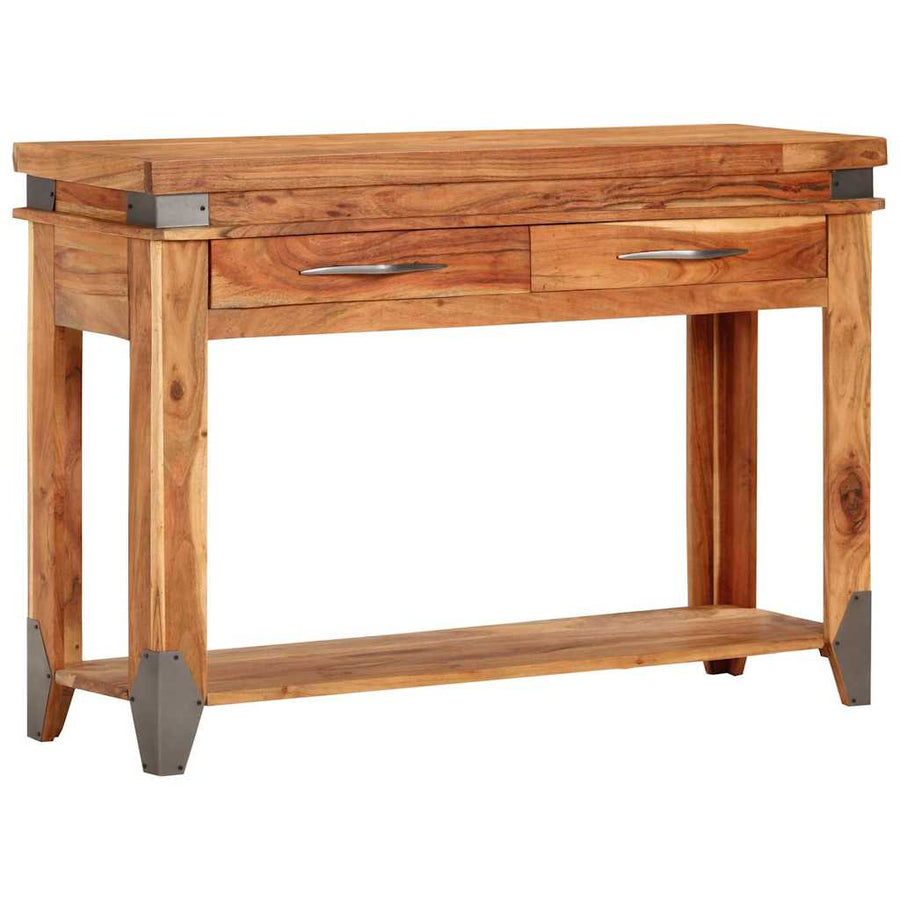Console Table 110x34x74 cm Solid Wood Acacia