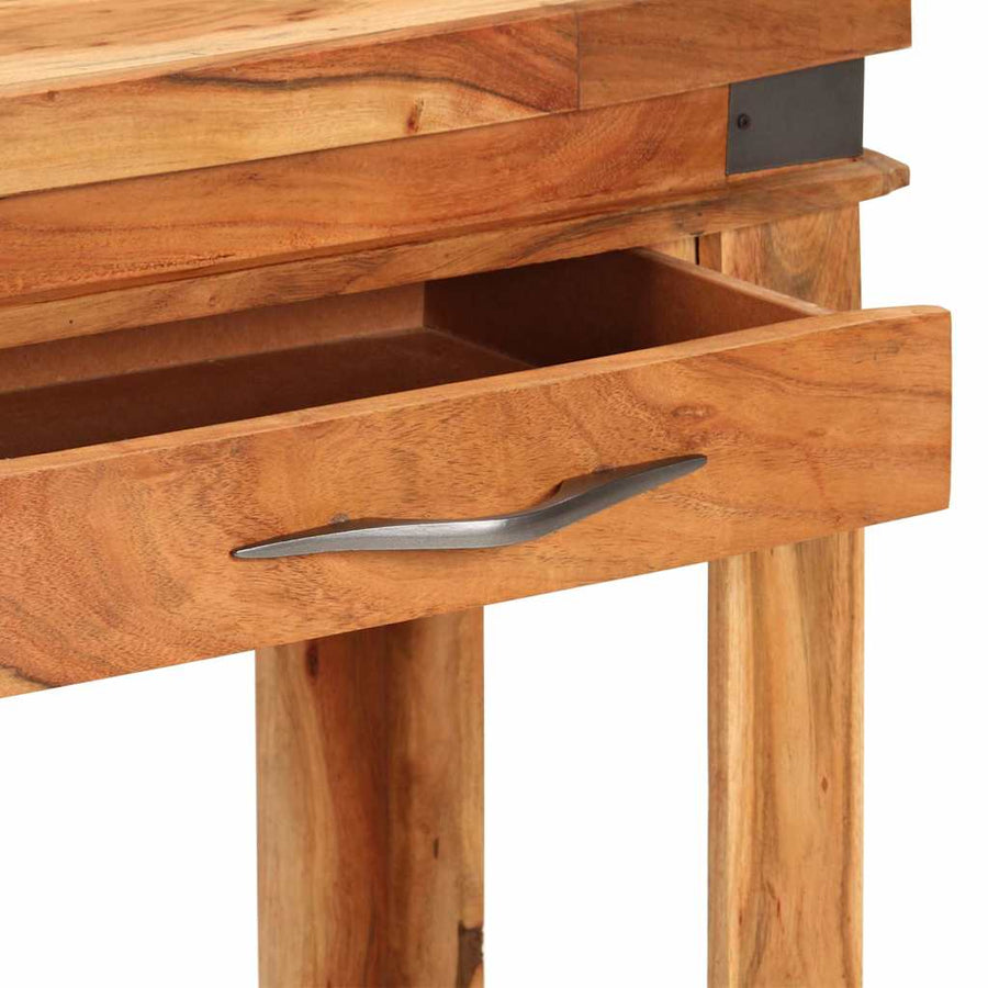 Console Table 110x34x74 cm Solid Wood Acacia