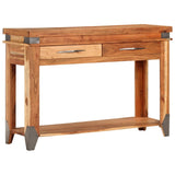 Console Table 110x34x74 cm Solid Wood Acacia - Extra Image