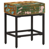 Side Table 40x30x51 cm Solid Wood Reclaimed