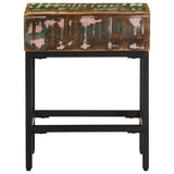 Side Table 40x30x51 cm Solid Wood Reclaimed - Top-Down View