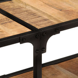 TV Cabinet 150x30x41 cm Solid Wood Mango - Rear View