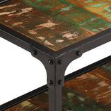 TV Cabinet 150x30x41 cm Solid Wood Reclaimed - Low Angle