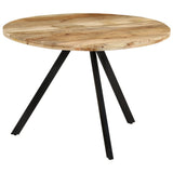 Dining Table 110x75 cm Solid Wood Mango - Extra Image