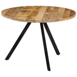 Dining Table 110x75 cm Solid Wood Mango - Low Angle