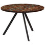 Dining Table 110x75 cm Solid Wood Reclaimed