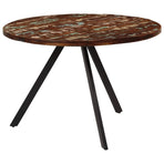 Dining Table 110x75 cm Solid Wood Reclaimed
