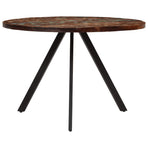 Dining Table 110x75 cm Solid Wood Reclaimed
