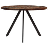 Dining Table 110x75 cm Solid Wood Reclaimed - Top-Down View