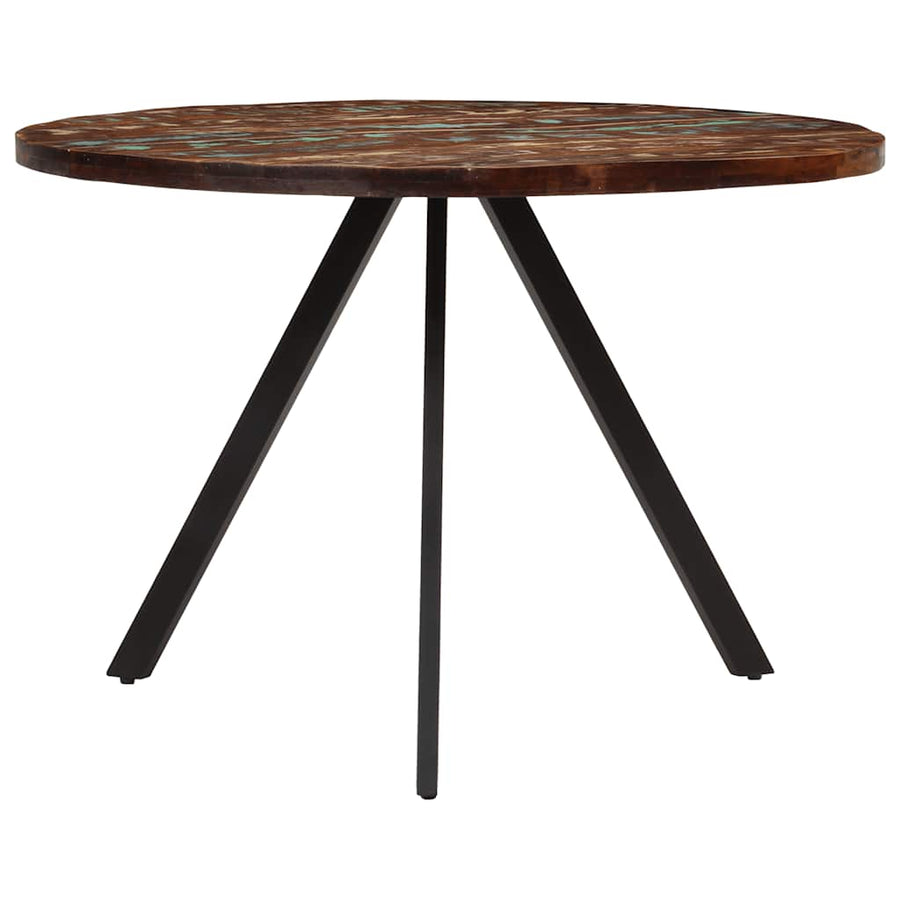 Dining Table 110x75 cm Solid Wood Reclaimed