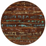 Dining Table 110x75 cm Solid Wood Reclaimed - 45-Degree Angle