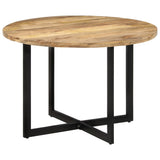 Dining Table 110x75 cm Solid Wood Mango - Extra Image