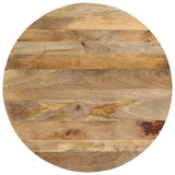 Dining Table 110x75 cm Solid Wood Mango - 45-Degree Angle