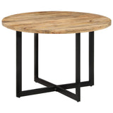 Dining Table 110x75 cm Solid Wood Mango - Extra Image