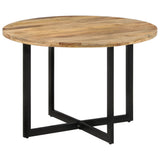 Dining Table 110x75 cm Solid Wood Mango - Extra Image