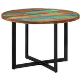 Dining Table 110x75 cm Solid Wood Reclaimed - Extra Image