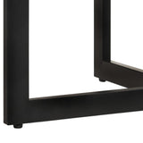 Dining Table 110x75 cm Solid Wood Reclaimed - Top-Down View