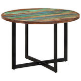 Dining Table 110x75 cm Solid Wood Reclaimed - Extra Image
