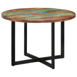Dining Table 110x75 cm Solid Wood Reclaimed - Extra Image