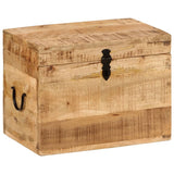 Storage Box 39x28x31 cm Solid Wood Mango - Extra Image