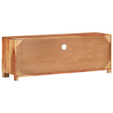 TV Cabinet 110x30x40 cm Solid Wood Acacia - Top-Down View