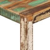 Coffee Table 80x80x40 cm Solid Wood Reclaimed - Top-Down View