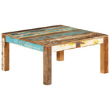 Coffee Table 80x80x40 cm Solid Wood Reclaimed - Extra Image