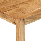 Coffee Table 80x80x40 cm Solid Wood Acacia - Side View