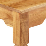 Console Table 100x40x76 cm Solid Wood Acacia - Rear View
