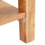 Console Table 100x40x76 cm Solid Wood Acacia - Close-Up Angle